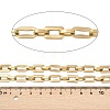 201 Stainless Steel Rectangle Link Chains CHS-F024-03A-G-2