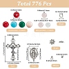 DIY Rosary Bead Necklaces Making Kits DIY-SC0031-47-2