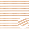 Wood Carving Waistline Edge Strips for Living Room Background Wall Decorative AJEW-GF0013-86B-1