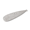 Brass Micro Pave Cubic Zirconia Pendants KK-P290-59P-2