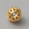 Brass Cubic Zirconia Beads KK-WH0081-07A-G-2