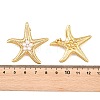 Ocean 304 Stainless Steel Stud Earrings EJEW-E614-01A-G-3