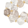 Natural Quartz Crystal Beads Strands G-U023-A07-01-4