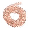 Handmade Imitate Austrian Crystal Faceted Rondelle Glass Beads X-G02YI0N1-4