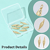 10Pcs Rack Plating Brass Pendants KK-SC0007-72-6