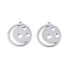 Non-Tarnish 201 Stainless Steel Pendants LS-STAS-T063-184P-2