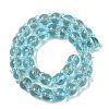 Gold Sand Lampwork Beads Strands LAMP-P069-02A-10-4