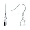 925 Sterling Silver Earring Hooks Findings X-STER-I014-28S-2