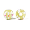 Handmade Porcelain Ceramic Beads PORC-Q005-03E-2