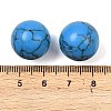 Synthetic Turquoise  Round Ball Beads G-I174-16mm-03-01-2