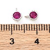 Brass Micro Pave Cubic Zirconia Charms KK-Z089-11S-01-3