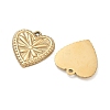 304 Stainless Steel Pendants STAS-L022-578G-2