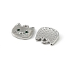 Alloy Micro Pave Sea Green Cubic Zirconia Pendants FIND-H024-15P-2