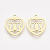 201 Stainless Steel Pendants X-STAS-T044-135G-1
