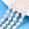 Natural Cultured Freshwater Pearl Beads Strands PEAR-N012-07J-1