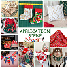 Christmas Theme Cotton Fabrics DIY-WH0622-374B-5