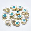 Light Gold Plated Alloy Charms ENAM-S117-27C-1