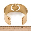 Moon 304 Stainless Steel Cuff Bangles BJEW-B157-01G-3