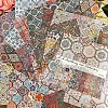 24 Sheets 12 Patterns Mandala Flower Scrapbook Paper Pads MAND-PW0001-83-4