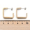 304 Stainless Steel Stud Earrings EJEW-M070-21PG-02-3