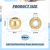 BENECREAT 60Pcs Brass Beads KK-BC0012-61-2