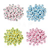 400Pcs 4 Colors Handmade Polymer Clay Beads CLAY-FW0001-02-2