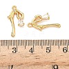 Brass Micro Pave Cubic Zirconia Pendants KK-A281-11G-01-3