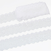 15Yards Milk Fiber Embroidery Flower Lace Trim OCOR-ME0001-19-1