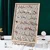 Desktop Wooden Hair Clip Display Frame PW-WG60CE7-05-1