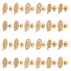 24Pcs 6 Style 304 Stainless Steel Stud Earrings Finding STAS-DC0014-04-1