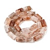 Natural Black Gold Rutilated Quartz Beads Strands GG-CBA4808-C01-01-3