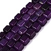 Natural Purple Agate Beads Strands G-Q608-10D-2