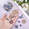 20Pcs 5 Style Plated Alloy Pendants FIND-CA0005-72-3