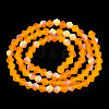 Imitate Austrian Crystal Bicone Frosted Glass Beads Strands EGLA-A039-T3mm-MB23-3