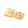 Ion Plating(IP) 304 Stainless Steel Stud Earrings for Women EJEW-P279-43G-2