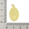 Rack Plating Brass Micro Pave Clear Cubic Zirconia Pendants KK-U021-02G-3