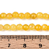 Dyed Natural White Jade Beads Strands G-T139-4mm-60-05-5