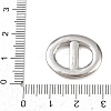 Brass Micro Pave Clear Cubic Zirconia Links Connector Charms KK-K413-04B-P-3