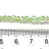 Electroplate Transparent Glass Beads Strands EGLA-A035-T3mm-L09-4