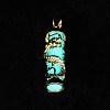 Synthetic Luminous Stone Column Pendants FIND-C058-01G-03-2