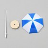 Plastic Beach Umbrella Miniature Display Decorations KY-WH0036-140B-2