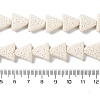 Triangle Dyed Natural Lava Rock Beads Strands G-O126-04A-02-4