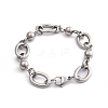 Tarnish Resistant 304 Stainless Steel Chain Bracelets BJEW-L661-09P-3