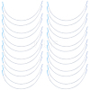 304 Stainless Steel Bra Underwire LS-FIND-WH0421-34A-1