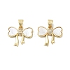 Brass Micro Pave Cubic Zirconia Pendants KK-D384-06G-02-1