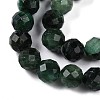 Natural Fuchsite Beads Strands G-S345-8mm-33-4