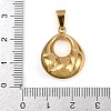 304 Stainless Steel Pendants STAS-P407-04B-G-3