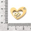 201 Stainless Steel Pendants STAS-A116-01G-10-3