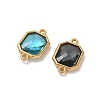 304 Stainless Steel Rhinestone Connector Charms STAS-P453-02G-M-2