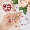 HOBBIESAY 90Pcs 3 Colors Polymer Clay Rhinestone Beads RB-HY0001-02-3